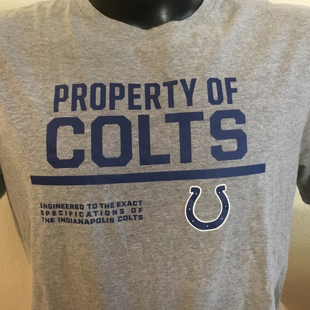 Adult Nike NFL Indianapolis Colts Football T-Shirt - Picture 2 of 7